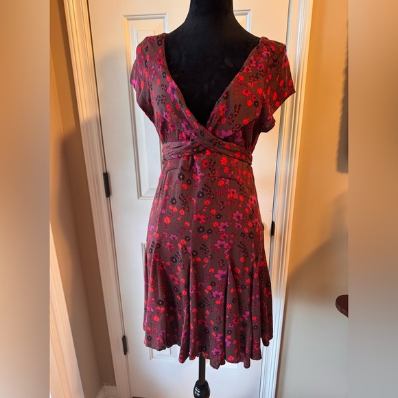 Free People-It Takes Two Floral Wrap Backless Dress - Picture 8 of 11